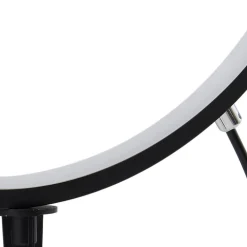 Lindby Dekorationsbelysning|Solcellelamper > LED-lampe med jordspyd Syrene, 45 cm, sort, aluminium