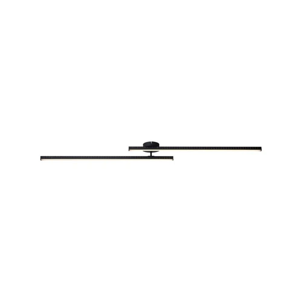 Gang|Loftlamper ^ Lindby LED-loftlampe Aurendor, 135 cm, sort, metal
