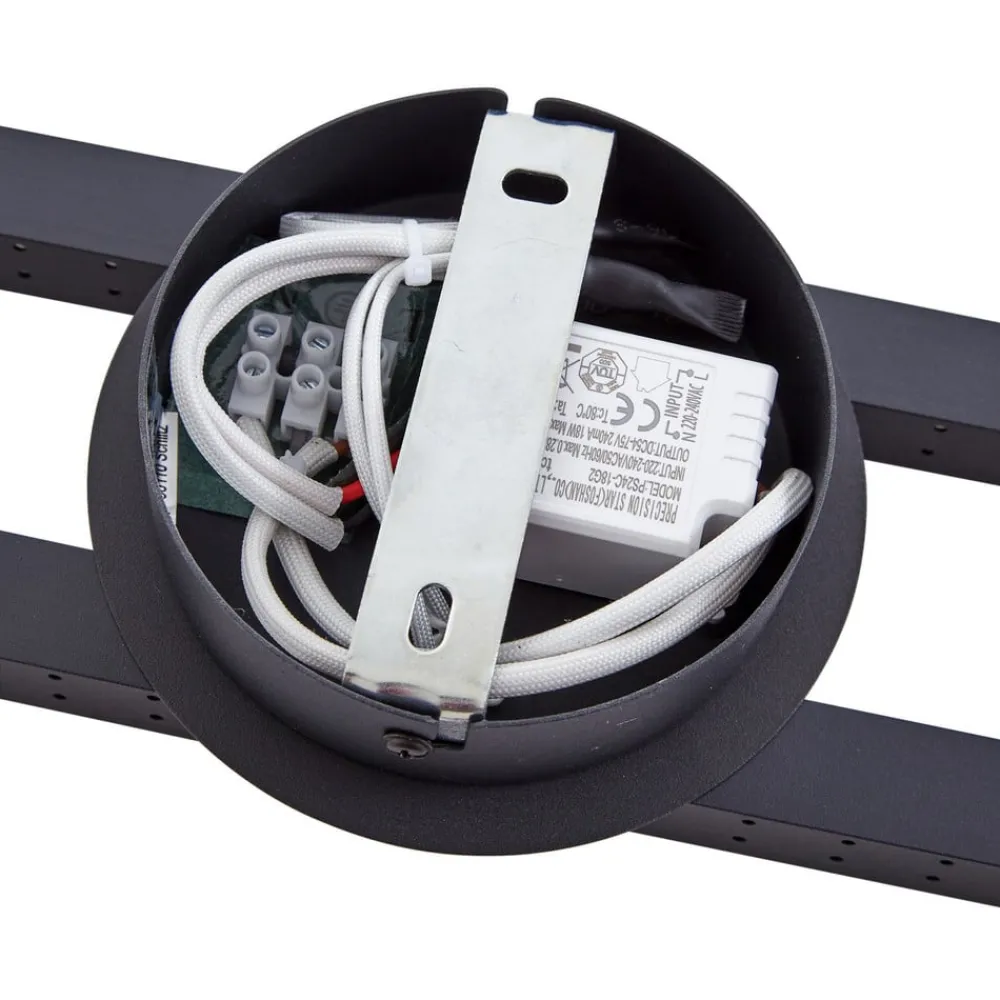 Gang|Loftlamper ^ Lindby LED-loftlampe Aurendor, 135 cm, sort, metal