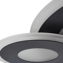Lindby Loftlamper|Pendellamper > LED-loftlampe Briar, sort, metal, fjernbetjening