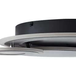 Lindby Loftlamper|Pendellamper > LED-loftlampe Briar, sort, metal, fjernbetjening