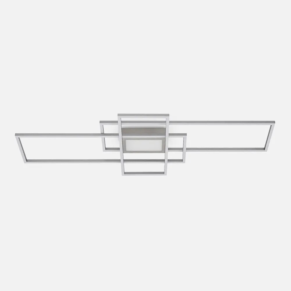 Lindby Loftlamper|Loftlamper > LED-loftlampe Caitlin, nikkel, metal, 105 cm