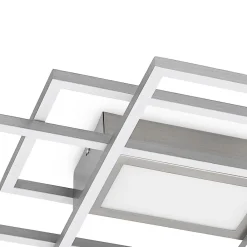 Lindby Loftlamper|Loftlamper > LED-loftlampe Caitlin, nikkel, metal, 105 cm