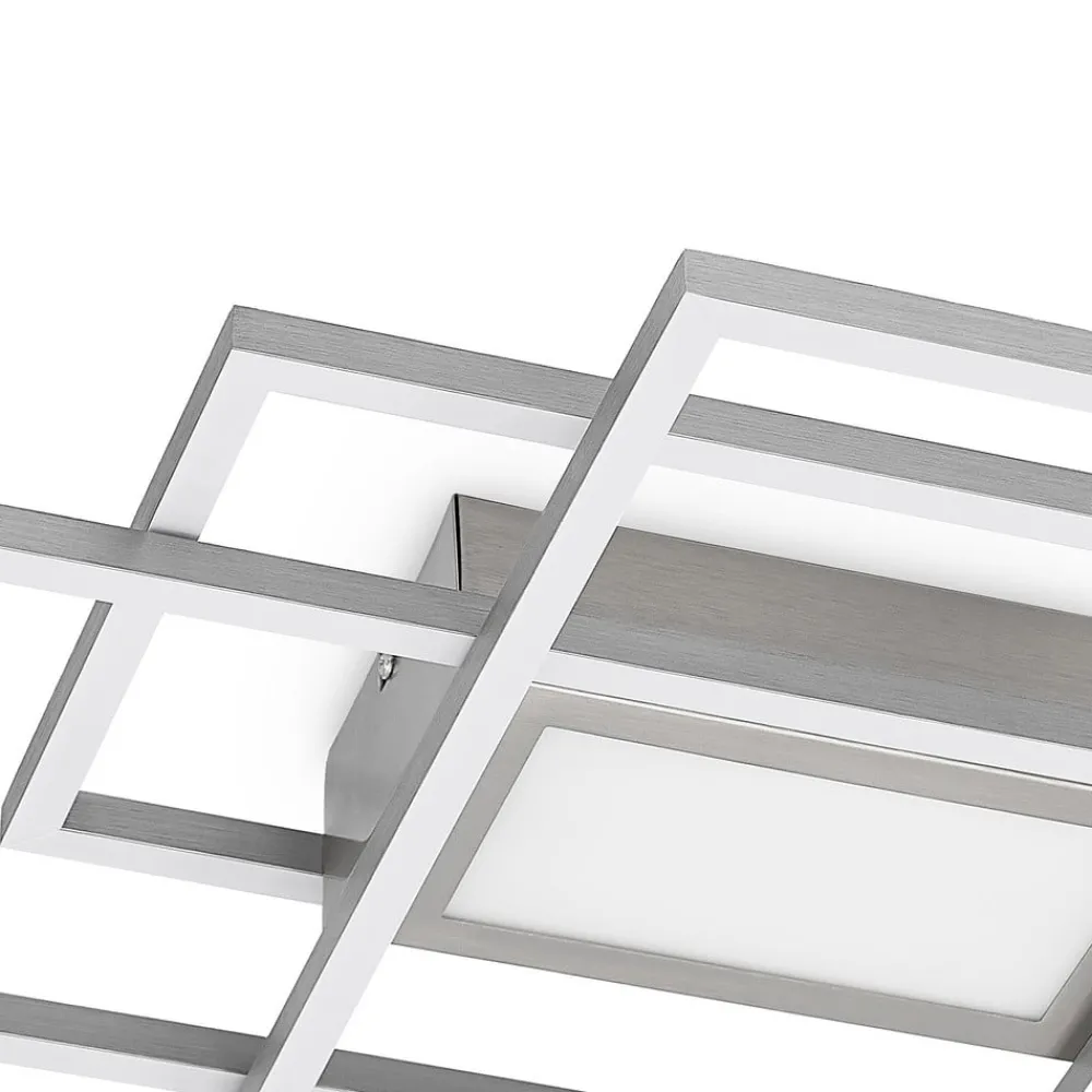 Lindby Loftlamper|Loftlamper > LED-loftlampe Caitlin, nikkel, metal, 105 cm