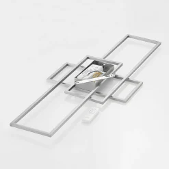 Lindby Loftlamper|Loftlamper > LED-loftlampe Caitlin, nikkel, metal, 105 cm