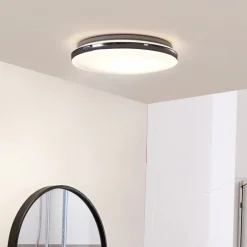 Gang|Loftlamper ^ Lindby LED-loftlampe Comora, Ø 35 cm, hvid, IP44, 3000K