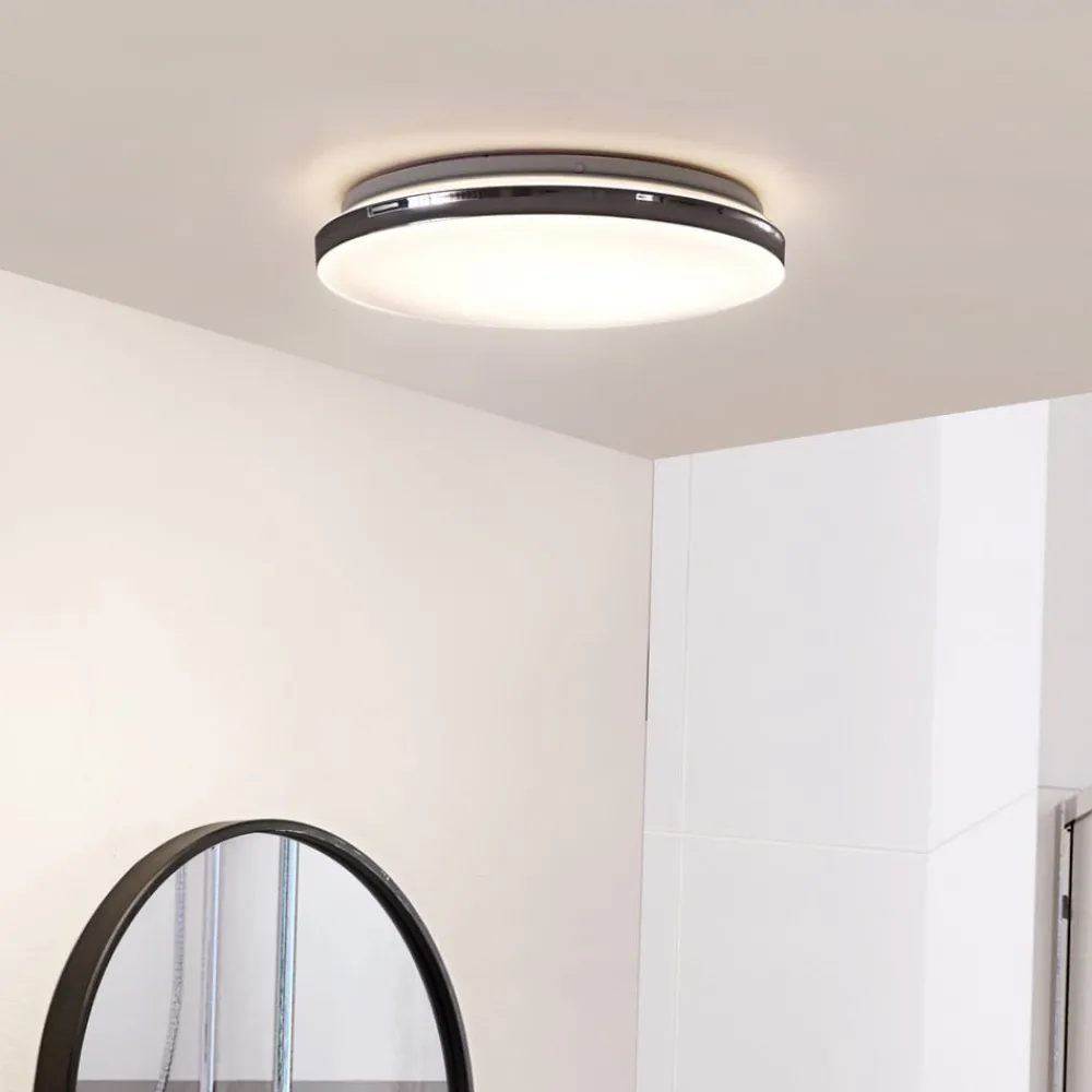 Gang|Loftlamper ^ Lindby LED-loftlampe Comora, Ø 35 cm, hvid, IP44, 3000K