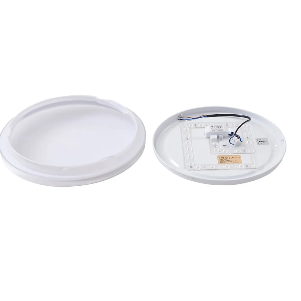 Gang|Loftlamper ^ Lindby LED-loftlampe Comora, Ø 35 cm, hvid, IP44, 3000K
