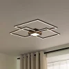 Lindby Loftlamper > LED-loftlampe Duetto, 65 cm, antracit, 38 W, aluminium