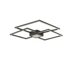 Lindby Loftlamper > LED-loftlampe Duetto, 65 cm, antracit, 38 W, aluminium