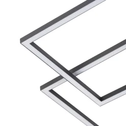 Lindby Loftlamper > LED-loftlampe Duetto, 65 cm, antracit, 38 W, aluminium