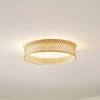 Lindby Loftlamper|Loftlamper > LED-loftlampe Eilif, bambus, Ø 40 cm