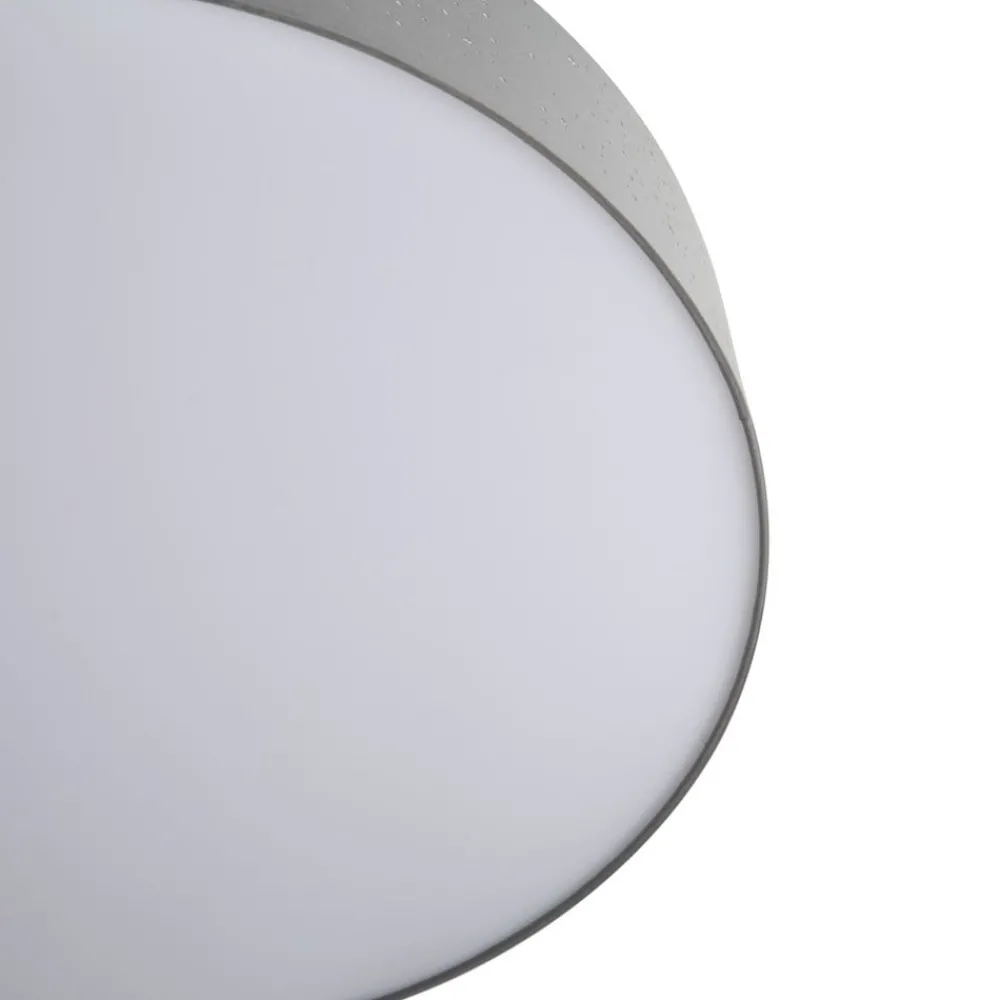 Lindby Loftlamper > LED-loftlampe Ellamina, 60 cm, lysegrå, tekstil