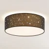 Lindby Loftlamper|Pendellamper > LED-loftlampe Ellamina, 40 cm, sort, tekstil