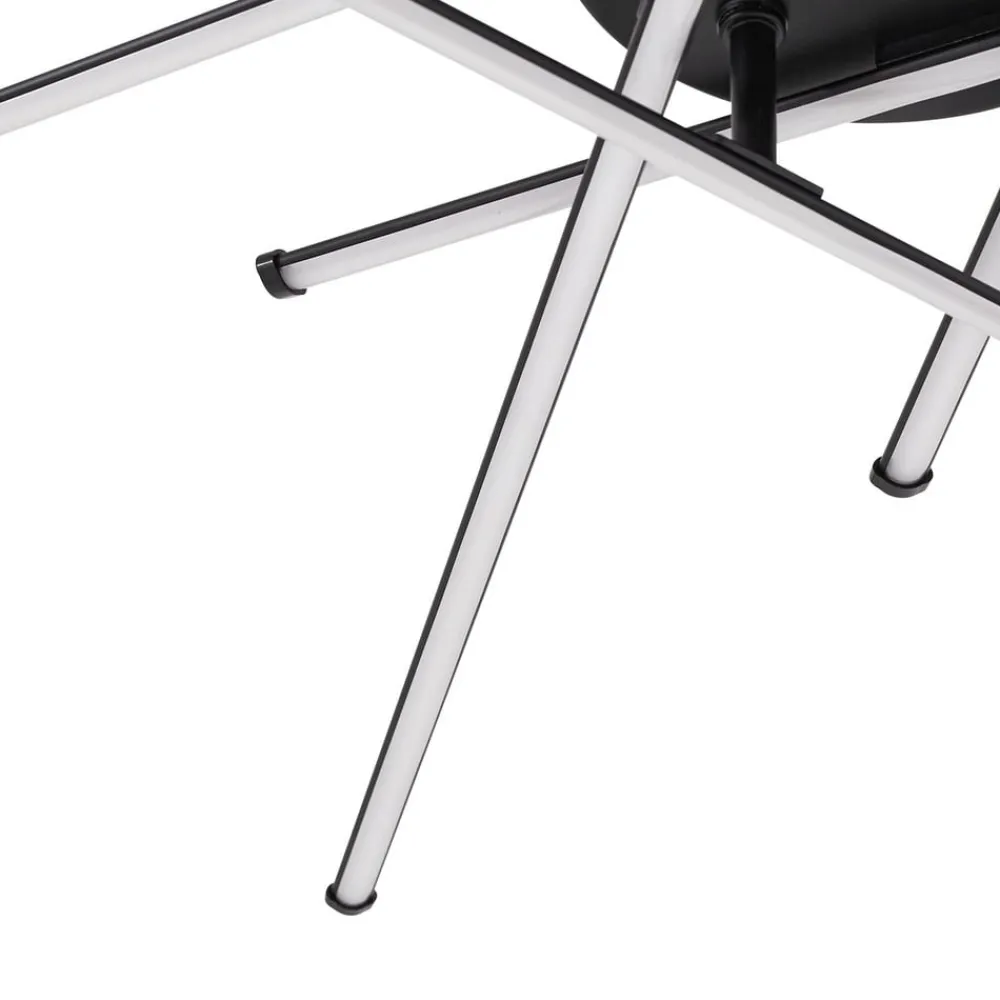Lindby Loftlamper > LED-loftlampe Elviano, Ø 80 cm, sort, 3.000 K