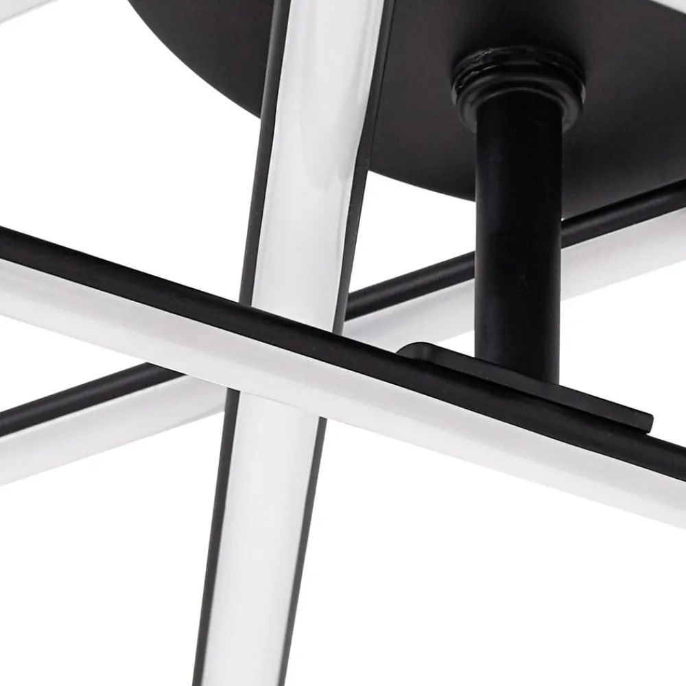 Lindby Loftlamper > LED-loftlampe Elviano, Ø 80 cm, sort, 3.000 K