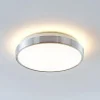 Lindby Gang|Loftlamper > LED-loftlampe Emelie, Ø 27 cm, aluminiumsfarvet, metal