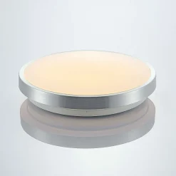 Lindby Gang|Loftlamper > LED-loftlampe Emelie, Ø 27 cm, aluminiumsfarvet, metal