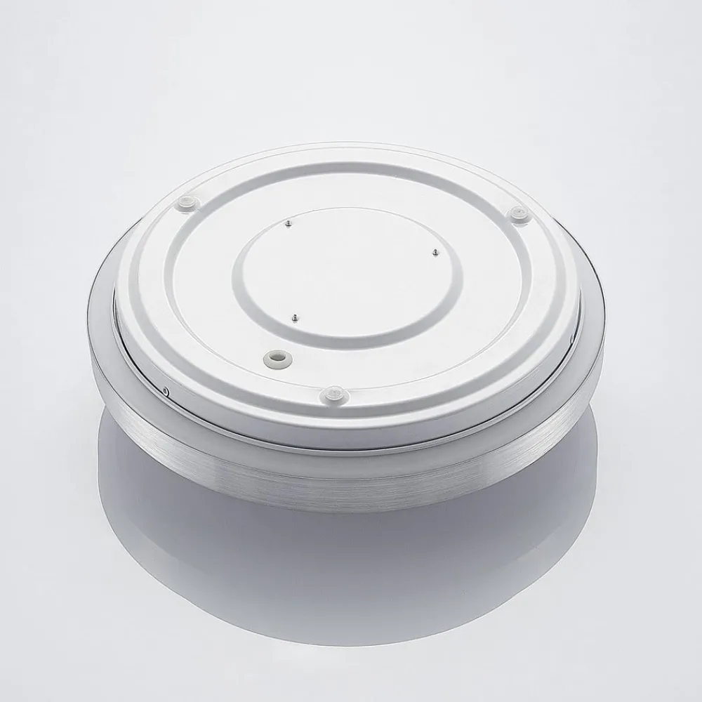 Lindby Gang|Loftlamper > LED-loftlampe Emelie, Ø 27 cm, aluminiumsfarvet, metal