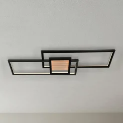 Lindby Gang|Loftlamper > LED-loftlampe Emiljan, sort, metal, dæmpbar