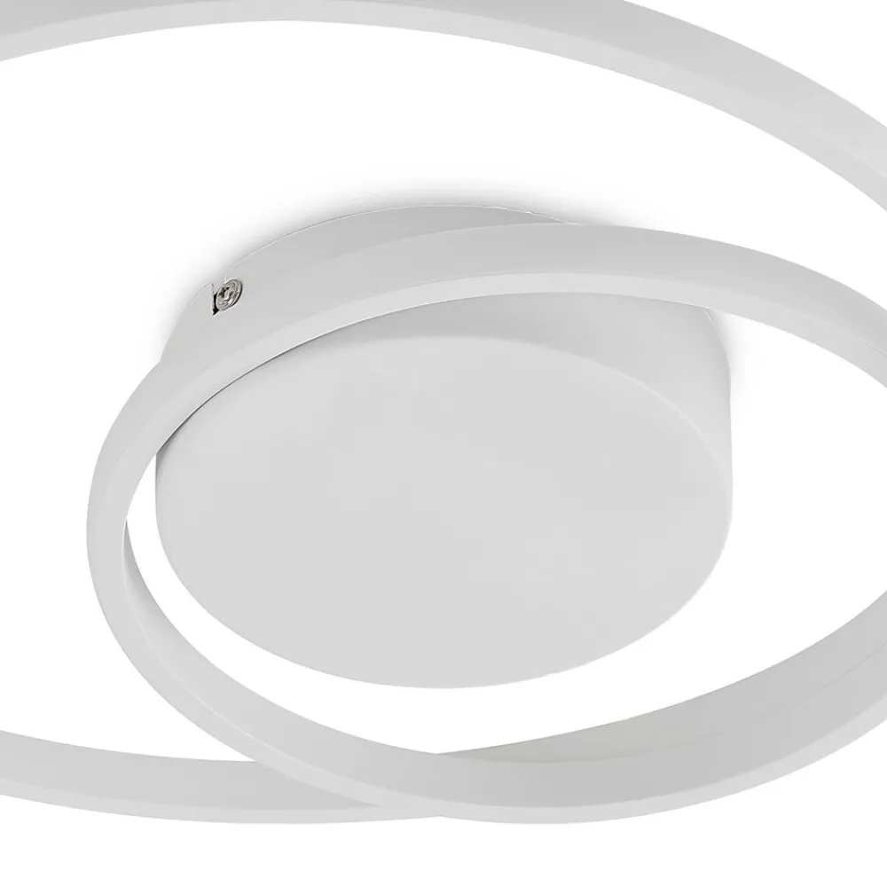 Lindby Loftlamper|Loftlamper > LED-loftlampe Emisua, hvid, CCT, dæmpbar