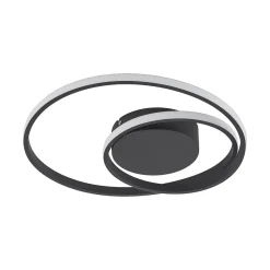 Lindby Loftlamper|Loftlamper > LED-loftlampe Emisua, sort, CCT, dæmpbar