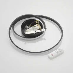 Lindby Loftlamper|Loftlamper > LED-loftlampe Emisua, sort, CCT, dæmpbar