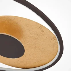 Lindby Loftlamper|Pendellamper > LED-loftlampe Feival, 61 cm, rust/guld, dæmpbar