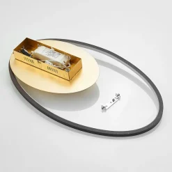 Lindby Loftlamper|Pendellamper > LED-loftlampe Feival, 61 cm, rust/guld, dæmpbar