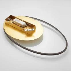 Loftlamper|Loftlamper ^ Lindby LED-loftlampe Feival, 73 cm, rust/guld, dæmpbar