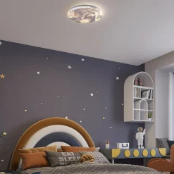 Lindby Gang|Loftlamper > LED-loftlampe Gaios Ø 38 cm, blå, CCT, dæmpbar