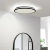 Lindby Loftlamper|Loftlamper > LED-loftlampe Glane, Ø 38 cm, sort/hvid, IP44