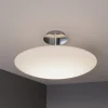Pendellamper|Loftlamper ^ Lindby LED-loftlampe Gunda, hvid, glas, Ø 48 cm, dæmpbar