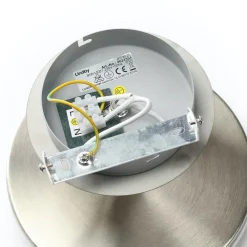 Pendellamper|Loftlamper ^ Lindby LED-loftlampe Gunda, hvid, glas, Ø 48 cm, dæmpbar
