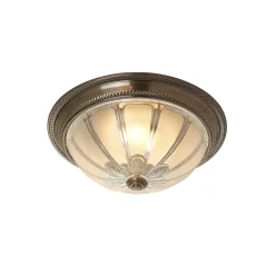 Gang|Loftlamper ^ Lindby LED-loftlampe Henja, antik messing, Ø 32 cm, dæmpbar