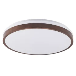 Lindby Gang|Loftlamper > LED-loftlampe Hudsona, Ø 49 cm, træ, brun