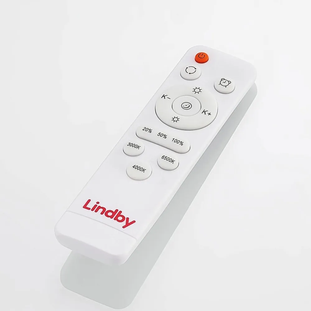 Lindby Gang|Loftlamper > LED-loftlampe Hudsona, Ø 49 cm, træ, brun