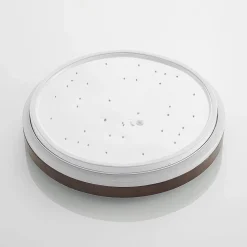 Lindby Gang|Loftlamper > LED-loftlampe Hudsona, Ø 49 cm, træ, brun