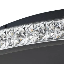 Loftlamper|Loftlamper ^ Lindby LED-loftlampe Inessa, Ø 51 cm, sort, CCT, dæmpbar