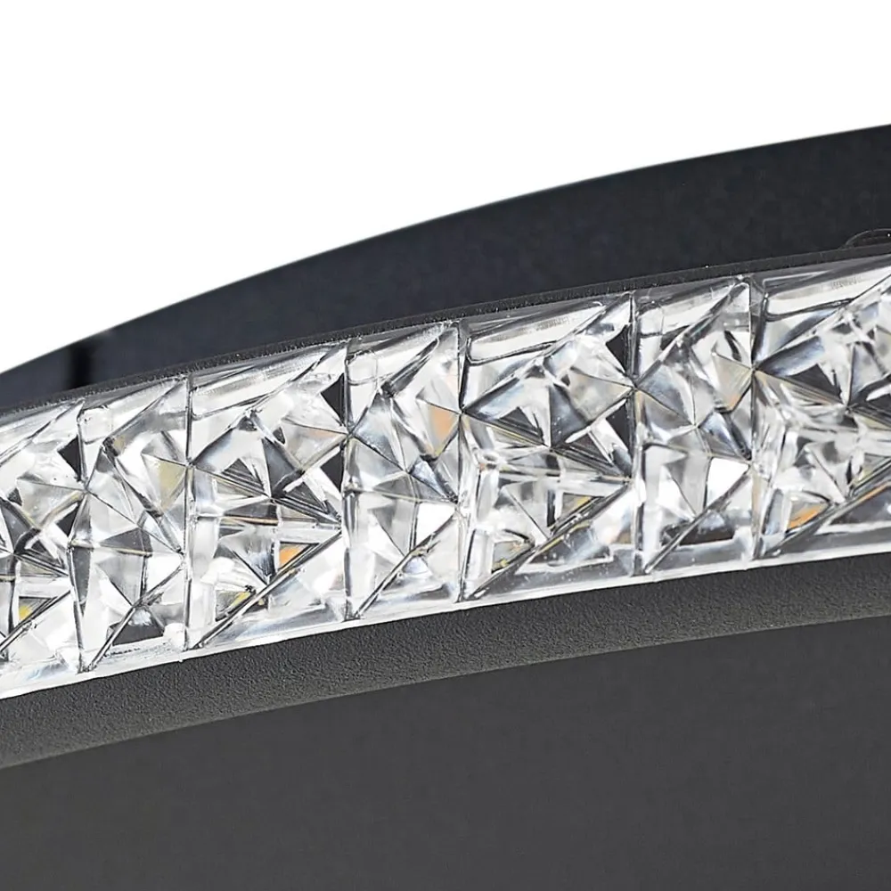 Loftlamper|Loftlamper ^ Lindby LED-loftlampe Inessa, Ø 51 cm, sort, CCT, dæmpbar