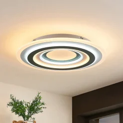 Lindby Loftlamper|Loftlamper > LED-loftlampe Jazmina, 50 cm, CCT, fjernbetjening