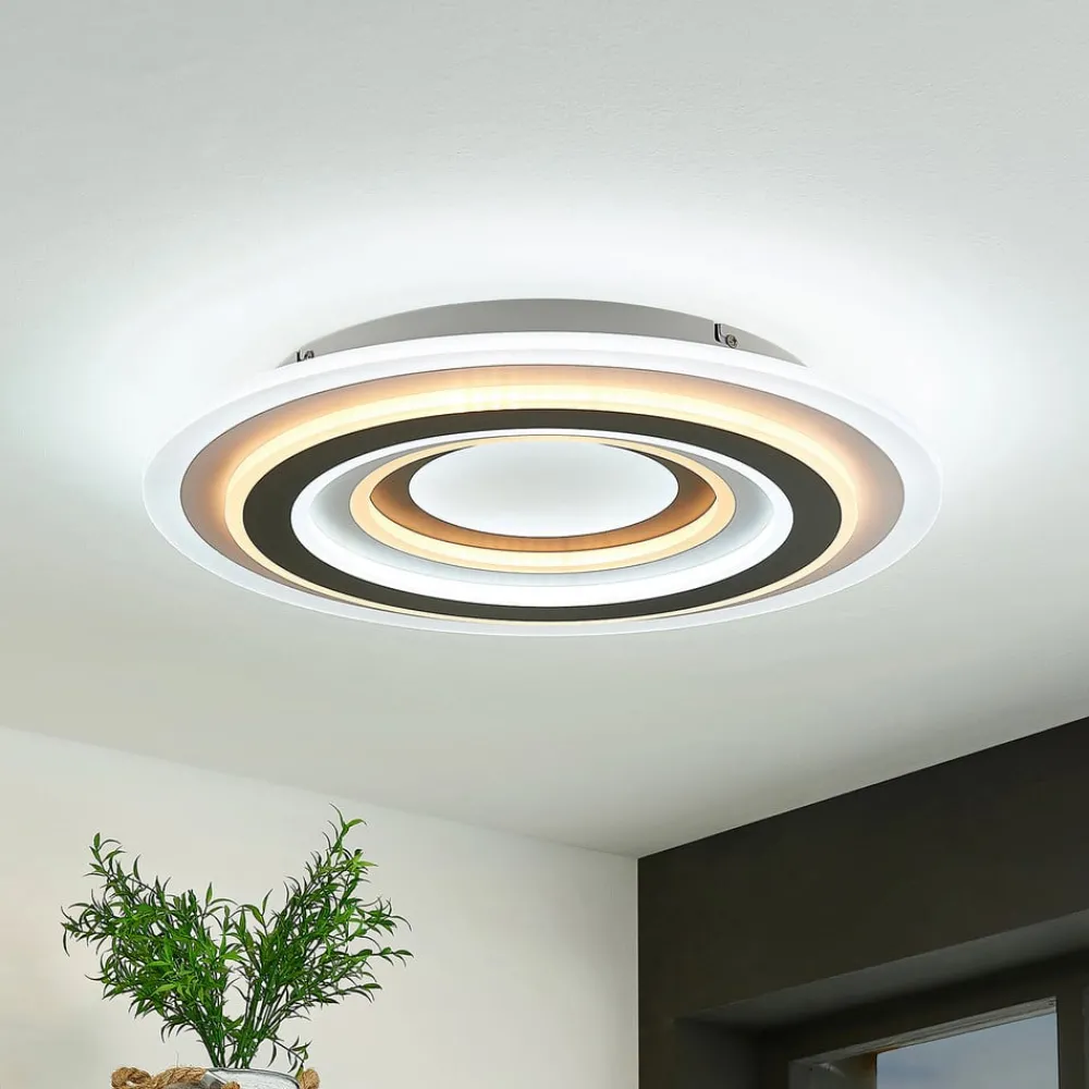 Lindby Loftlamper|Loftlamper > LED-loftlampe Jazmina, 50 cm, CCT, fjernbetjening