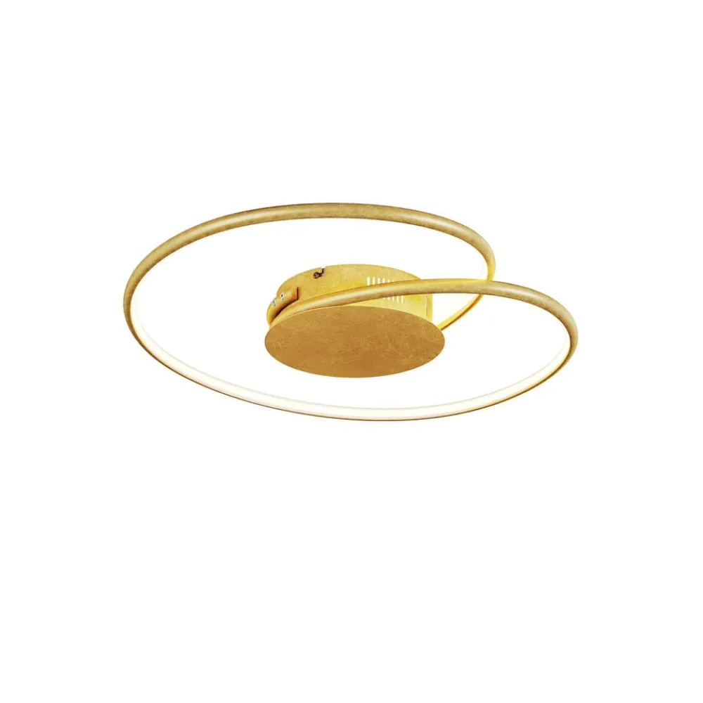 Lindby Gang|Loftlamper > LED-loftlampe Joline, Ø 45 cm, guldfarvet, metal