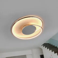 Lindby Gang|Loftlamper > LED-loftlampe Joline, Ø 46 cm, kromfarvet, metal