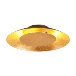 Lindby Loftlamper|Loftlamper > LED-loftlampe Keti, Ø 35 cm, guld, rund, metal