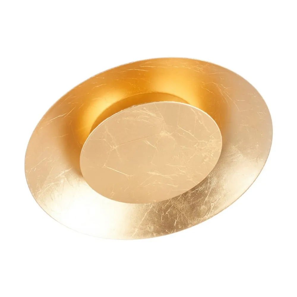 Lindby Loftlamper|Loftlamper > LED-loftlampe Keti, Ø 35 cm, guld, rund, metal
