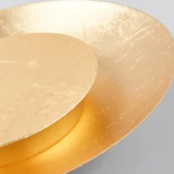 Lindby Loftlamper|Loftlamper > LED-loftlampe Keti, Ø 35 cm, guld, rund, metal
