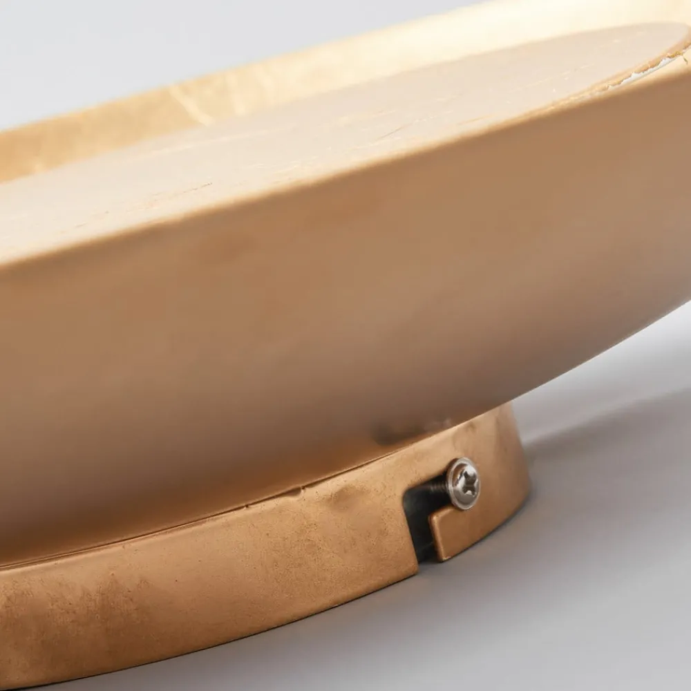 Lindby Loftlamper|Loftlamper > LED-loftlampe Keti, Ø 35 cm, guld, rund, metal