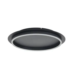 Lindby Gang|Loftlamper > LED-loftlampe Kunis, sort, plast, Ø 46 cm