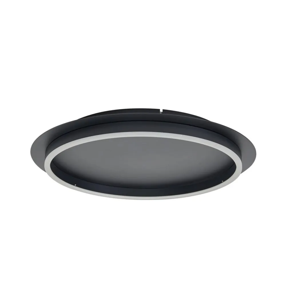 Lindby Gang|Loftlamper > LED-loftlampe Kunis, sort, plast, Ø 46 cm